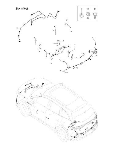 Жгут заземления заднего электродвигателя для BYD Tang L DM, 15390056-00
