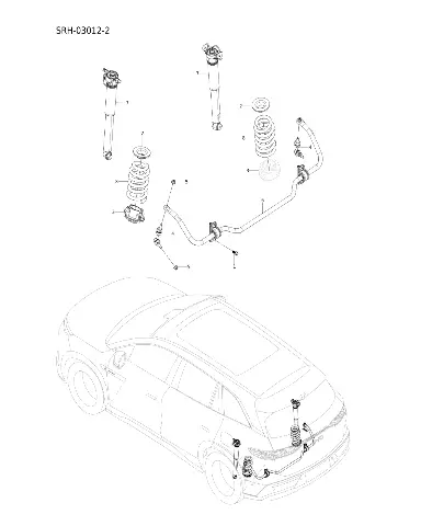 Пружина задней подвески для BYD Tang L DM, 14526927-00