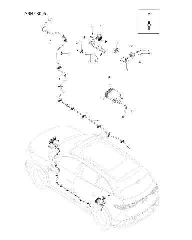 Трубка нейлоновая вентиляции топливного бака для BYD Tang L DM, 14497773-00