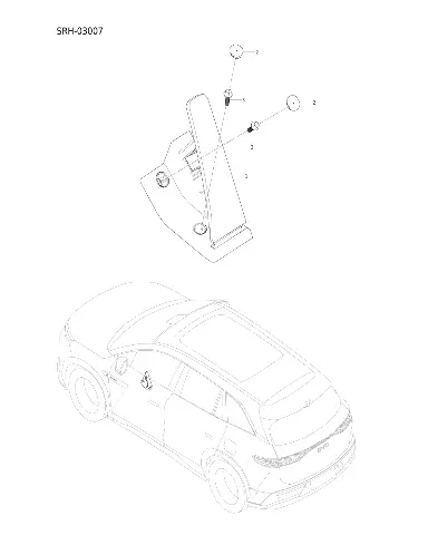 Заглушка педали акселератора для BYD Tang L DM, 13749595-00