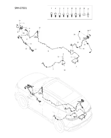 Трубка компрессора кондиционера малая для BYD Tang L DM, 14525131-00