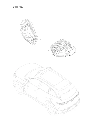 Адаптер V2L для внешней разрядки 6.6 кВт для BYD Tang L DM, 13235499-00