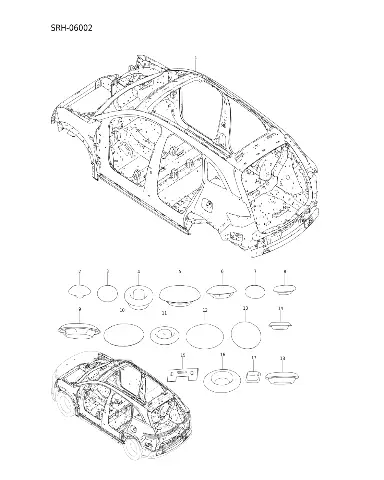 Кузов в сборе для BYD Tang L DM, 18294690-00