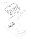 Накладка декоративная левая панели приборов для BYD Tang L DM, 15687735-00