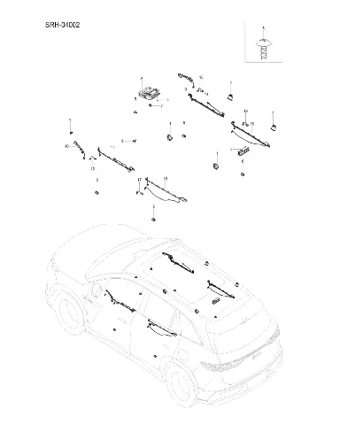 Плафон освещения салона задний, Мусс серый для BYD Tang L DM, 18201729-00