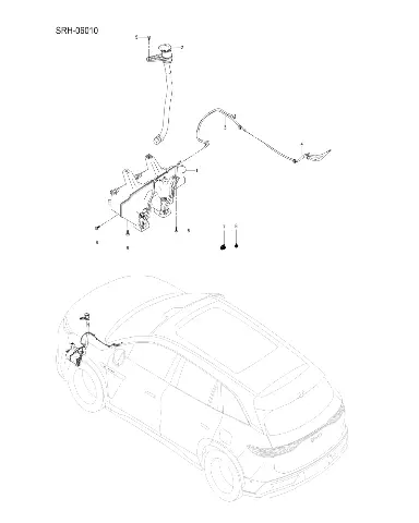 Трубопровод заднего омывателя для BYD Tang L DM, 14866840-00