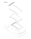 Стекло панорамной крыши в сборе для BYD Tang L DM, 15750713-00