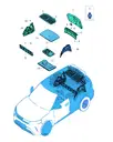 Нестандартная клипса на BYD Yuan Plus 12105257-00