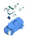 Клипса папа-мама на BYD Yuan Plus 10225184-00