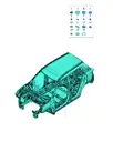 D10 крышка резиновой заглушки-2 на BYD Yuan Plus 10885489-00