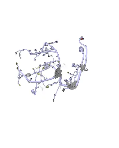 Жгут проводки форсунок для DEEPAL S09, 4001020-EK01