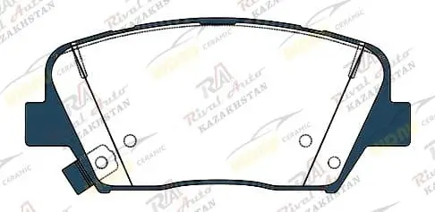 Тормозные колодки UIDNU Ceramic Hyundai Custin 1.5T 2023-- (керамические) передние