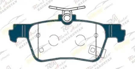 Тормозные колодки UIDNU Ceramic Changan CS55 PLUS 1.5T 2022-- UNI-T 1.5T 2.0T 2021-- UNI-S 1.5T 2024-- (керамические) задние