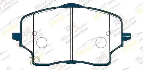 Тормозные колодки UIDNU Ceramic Geely Atlas 1.5T 2.0L 2023-- Monjaro 1.5T hybrid 2022-- (керамические) передние
