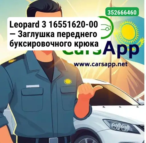 Leopard 3 16551620-00 — Заглушка переднего буксировочного крюка