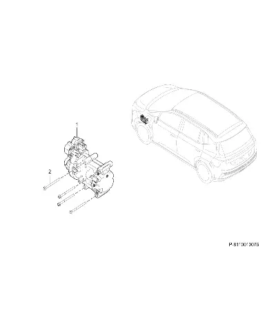 Компрессор кондиционера для GAC AION Y Plus, 8110004AVN0100