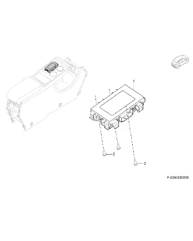 Модуль беспроводной зарядки для GAC AION Y Plus, 8245028ARD0800
