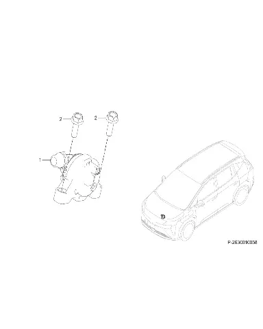 Электрический водяной насос для GAC AION Y Plus, 2630003AVN0400
