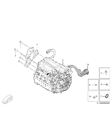 Высоковольтный жгут проводки аккумулятора для GAC AION Y Plus, 8420003AVN0600