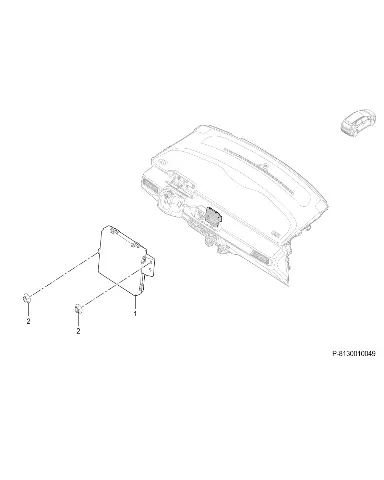 Блок управления кондиционером для GAC AION Y Plus, 8130268AVN1500