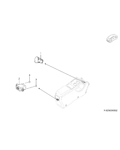 USB-зарядка для GAC AION Y Plus, 8250008AVN0000
