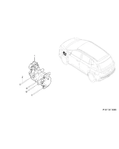 Компрессор кондиционера для GAC AION Y Plus, 8110004AVN0400