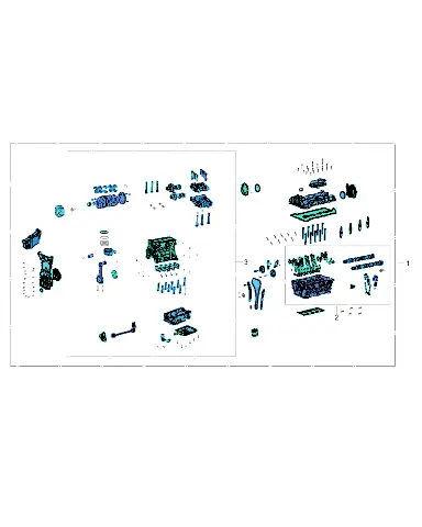 Комплект блока двигателя для GAC GS8, 88100002040100
