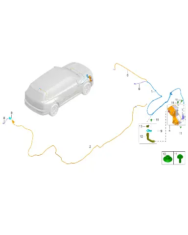 Форсунка омывателя заднего стекла для GAC S7 PHEV, 7530016ANB0000