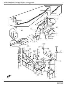 Впускной патрубок переднего мотора для HONGQI E-HS9, 9137340QR01