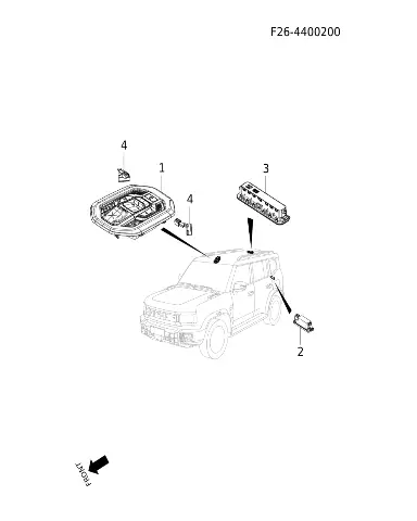 Микрофон позиция 4 для JETOUR T2, F18-7905013