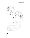Козырек солнцезащитный правый в сборе для JETOUR T2, 403010555AA