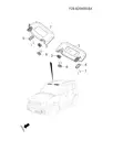 Декоративная накладка фиксированного крепления A правая для JETOUR T2, 403008777AA