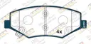 KRATEX BYD S6 1.5L 2.0L 2.4L 2011-2017  передние SR0658