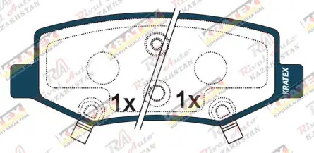 KRATEX BYD S6 1.5L 2.0L 2.4L 2011-2017  задние SR0672