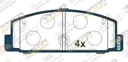 KRATEX Mazda  626 2.0L 1997-2002 (птичка), Mazda 6' 1.8L 2.0L 2.3L 2.5L 2002-2012,  323' 1.6L 1.8L 2.0L 1998-2004, Premacy 1.8L 2.0L 1999-2005, Capella 2.0L 1997-2002   задние GDB3194