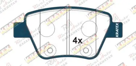 KRATEX Audi A3, VW Golf, Skoda Superb 1.2-3.2 08--задние GDB1841