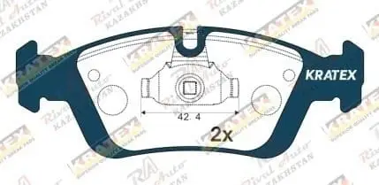 KRATEX BMW 3' (E36/E46) 1.8L 2.0L 2.5L 2.8L 1988-2006, Z3 1.8L 2.0L 2.8L 3.0L 1995-2003, Z4 (E85) 2.0L 2.5L 3.0L 2003-2009, передние GDB1100
