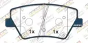 KRATEX Genesis GV80 2.5L 3.0TD 3.5L 2019--                                                                                 GV60 (electro car) 2021-- задние KR1306