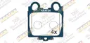 KRATEX Lexus GS300/430  3.0L 4.3L 1997-2005  IS200/300 2.0L 3.0L 1999-2005 Toyota Altezza 2.0L 3.0L 1998-2005 Aristo 3.0L 1997-2005  задние GDB3233