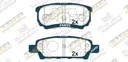 KRATEX Mitsubishi Outlander 2.0L 2.4L 2001-2010,  Lancer 1.5L 1.6L 1.8L 2.0L 2000-2017, Airtrek 2.0L 2.4L 2001-2005, JEEP Compass 2.0L 2.2L 2.4L 2006-2017, CHRYSLER  Sebring 2.7L 2006-2010   задние GDB3341