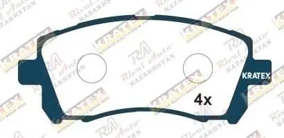 KRATEX Subaru Forester 2.0L 2.5L 1997-2002,  Legacy 2.5L 1994-2003, Legacy Outback 2.5L 3.0L 1999-2004, Impreza 2.0L 1992-2002   передние GDB3217