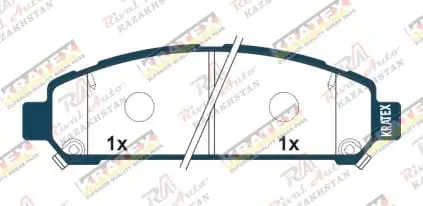 KRATEX Toyota Venza 2.7L 3.5L 2008-2016 передние GDB7910
