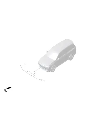 Жгут проводки переднего бампера для LIXIANG L9 MAX 2023, X01-40110012