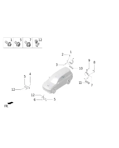 Жгут датчика скорости заднего левого колеса для LIXIANG L9 MAX 2023, X01-52020015