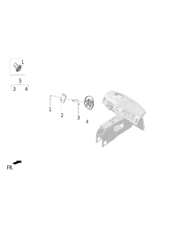 Блок кнопок рулевого колеса для LIXIANG L9 MAX 2023, X01-34020012