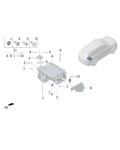Задний электропривод для LIXIANG L9 MAX 2023, X01-21000011