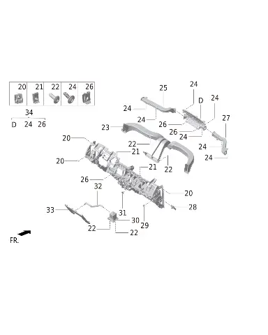 Пружинная гайка для LIXIANG L9 MAX 2023, M01-89010052