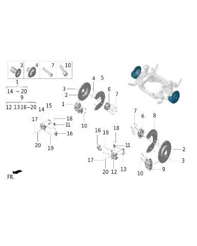 Мотор стояночного тормоза для LIXIANG L9 MAX 2023, X01-90000275