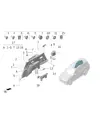 Саморез с полукруглой головкой и крестообразным шлицем для LIXIANG L9 MAX 2023, Q2734816F38