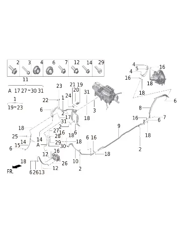 Фланцевая гайка для LIXIANG L9 MAX 2023, Q32006F36